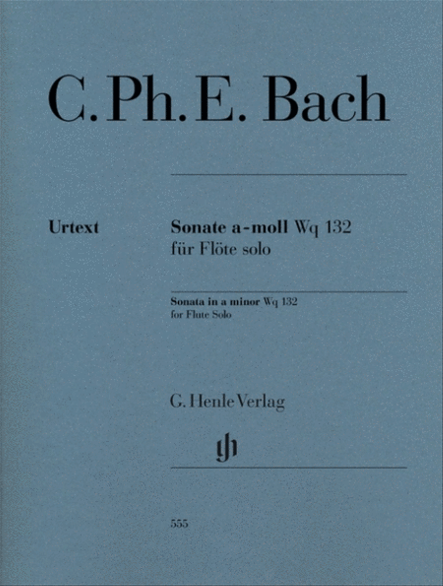 Cpe Bach - Sonata A Minor Wq 132 Flute Solo Flute Solo scores gallery preview page 1