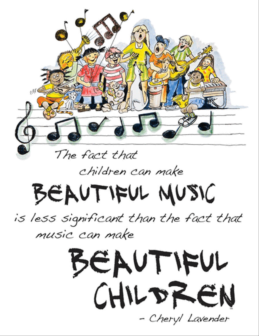 Beautiful Music, Beautiful Children Poster Choir scores gallery preview page 1