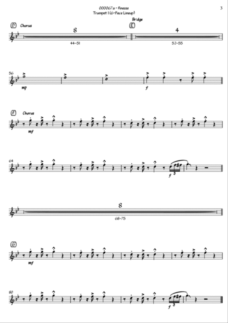 Finesse Small Ensemble scores gallery preview page 3