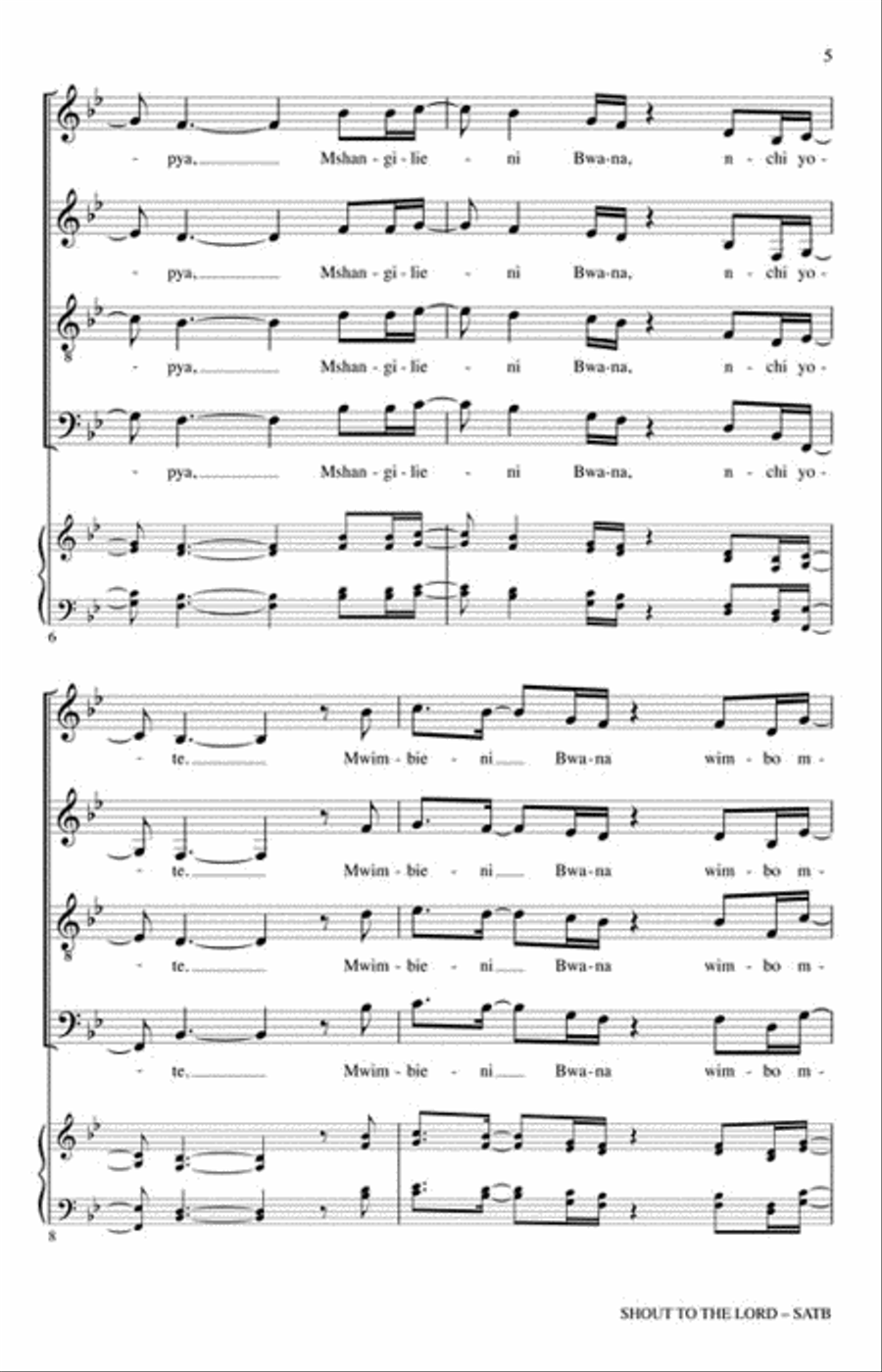 Shout to the Lord 4-Part scores gallery preview page 3