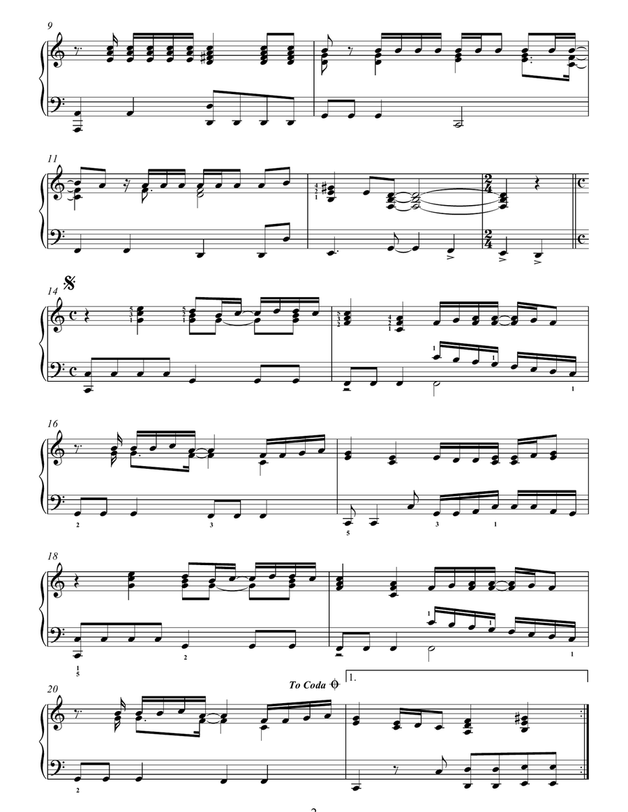 Wild World Piano Solo scores gallery preview page 2