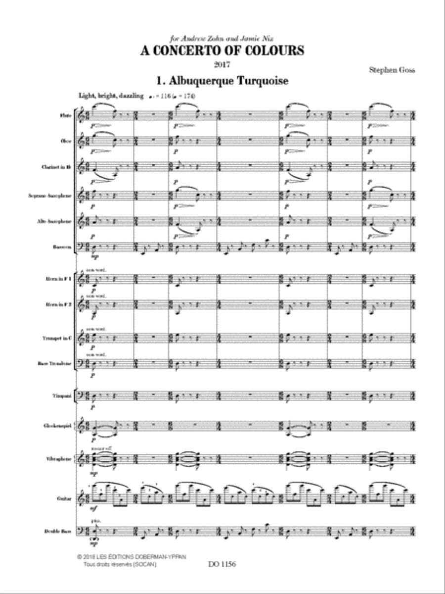 A Concerto of Colours Classical Guitar scores gallery preview page 2