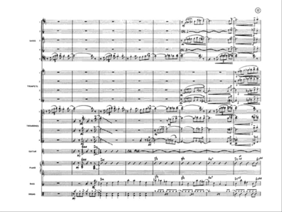 Superbone Meets The Badman Jazz Ensemble scores gallery preview page 18