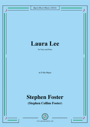 S. Foster-Laura Lee,in D flat Major