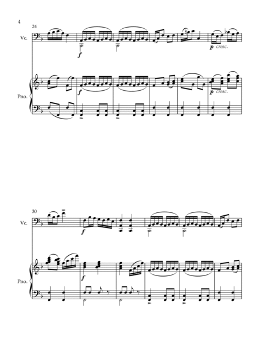 Tambourin Tambourin Piano scores gallery preview page 4