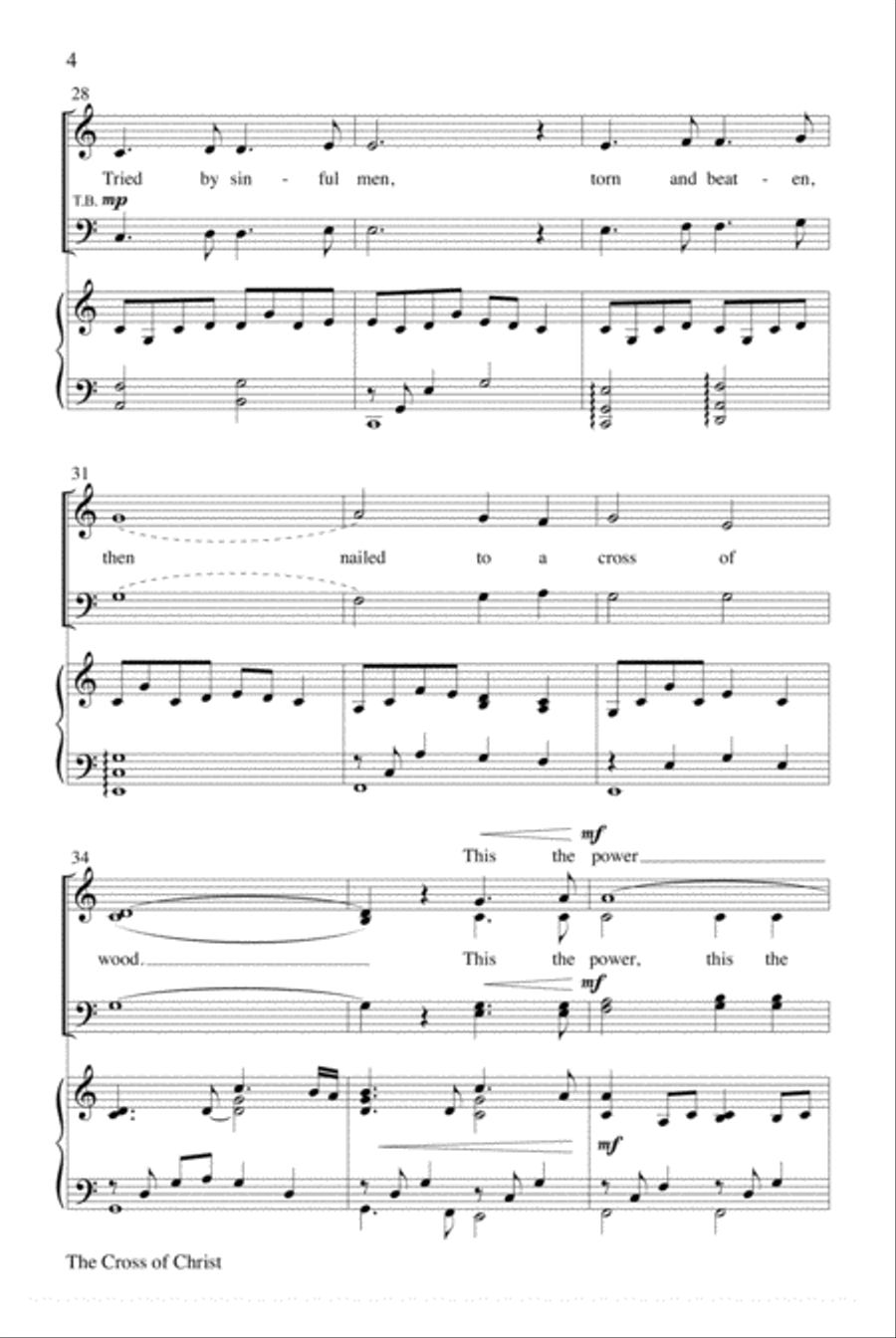 The Cross of Christ: A Holy Week Experience 4-Part scores gallery preview page 4