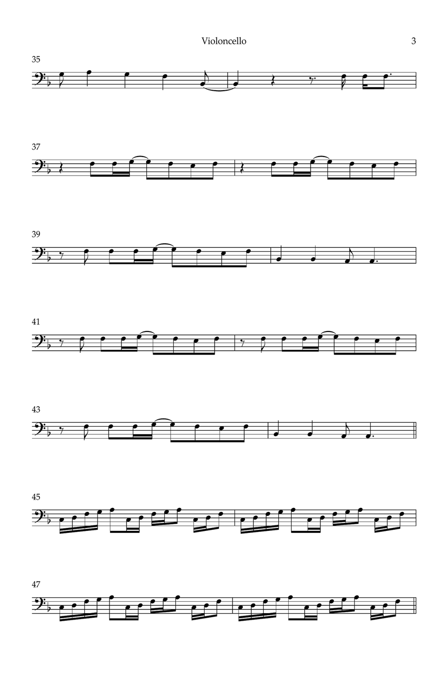 Champagne Problems Cello Solo scores gallery preview page 3