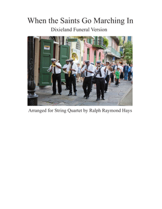 Book cover for When the Saints Go Marching In (for String Quartet)