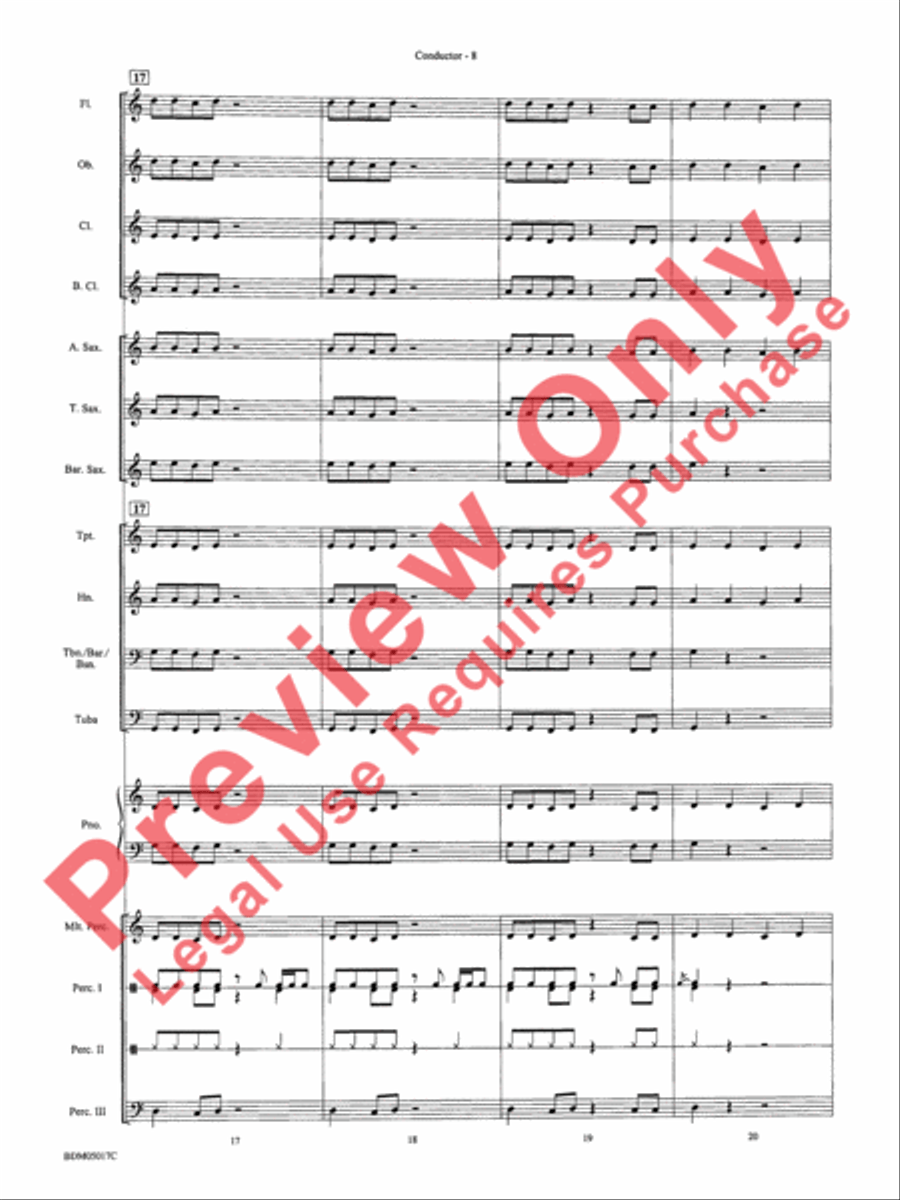 Belwin Very Beginning Band Kit #1 Concert Band scores gallery preview page 11