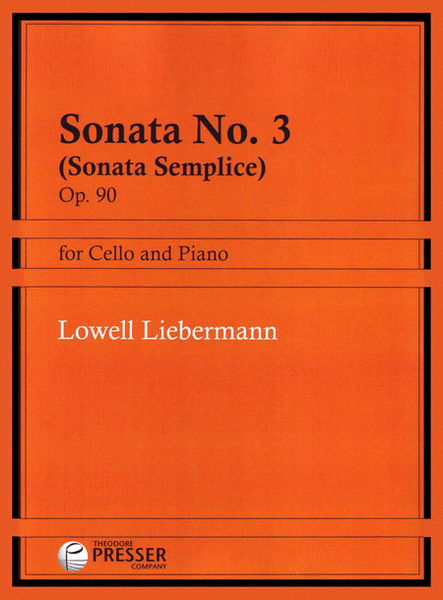 Sonata No. 3 (Sonata Semplice)