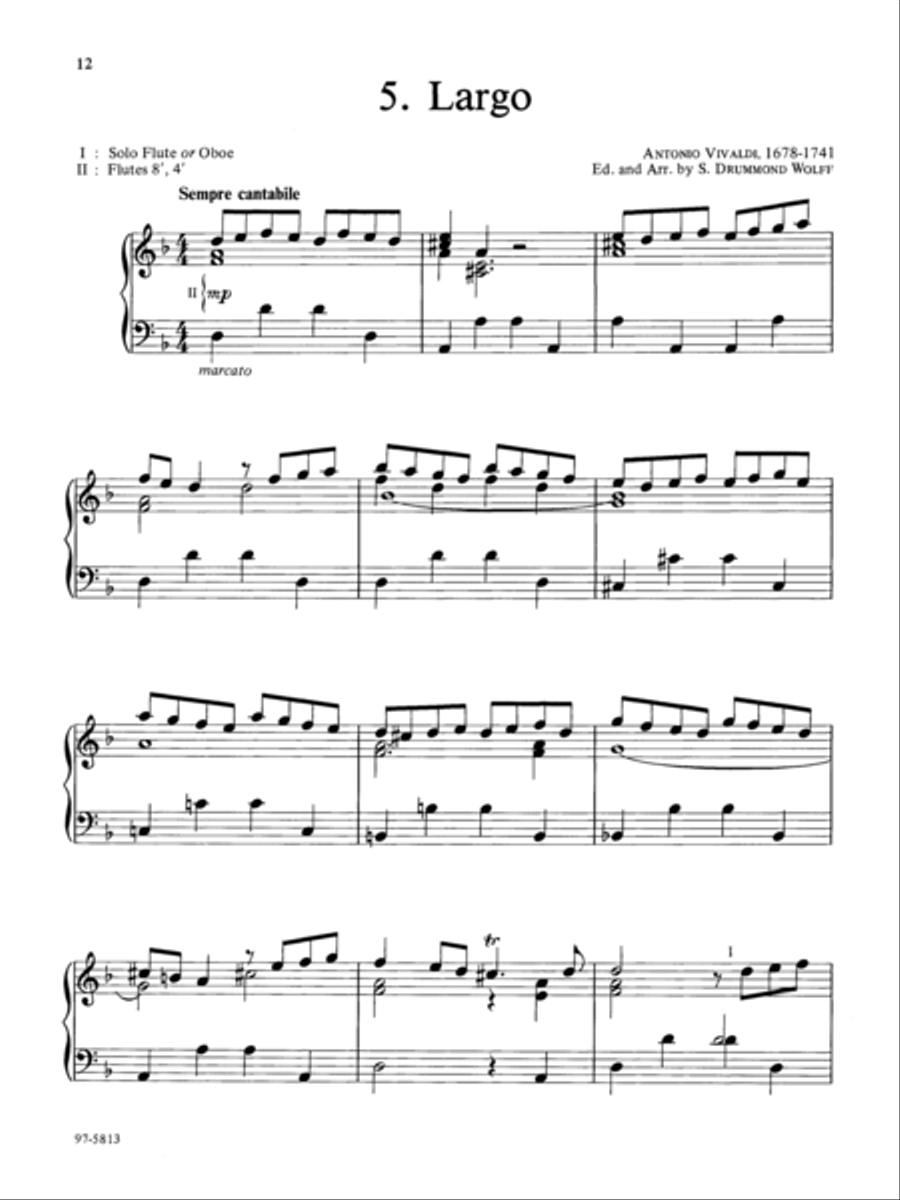 Baroque Music for Manuals, Vol. III Organ scores gallery preview page 6