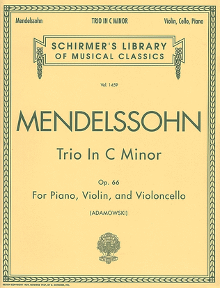 Book cover for Trio in C Minor, Op. 66