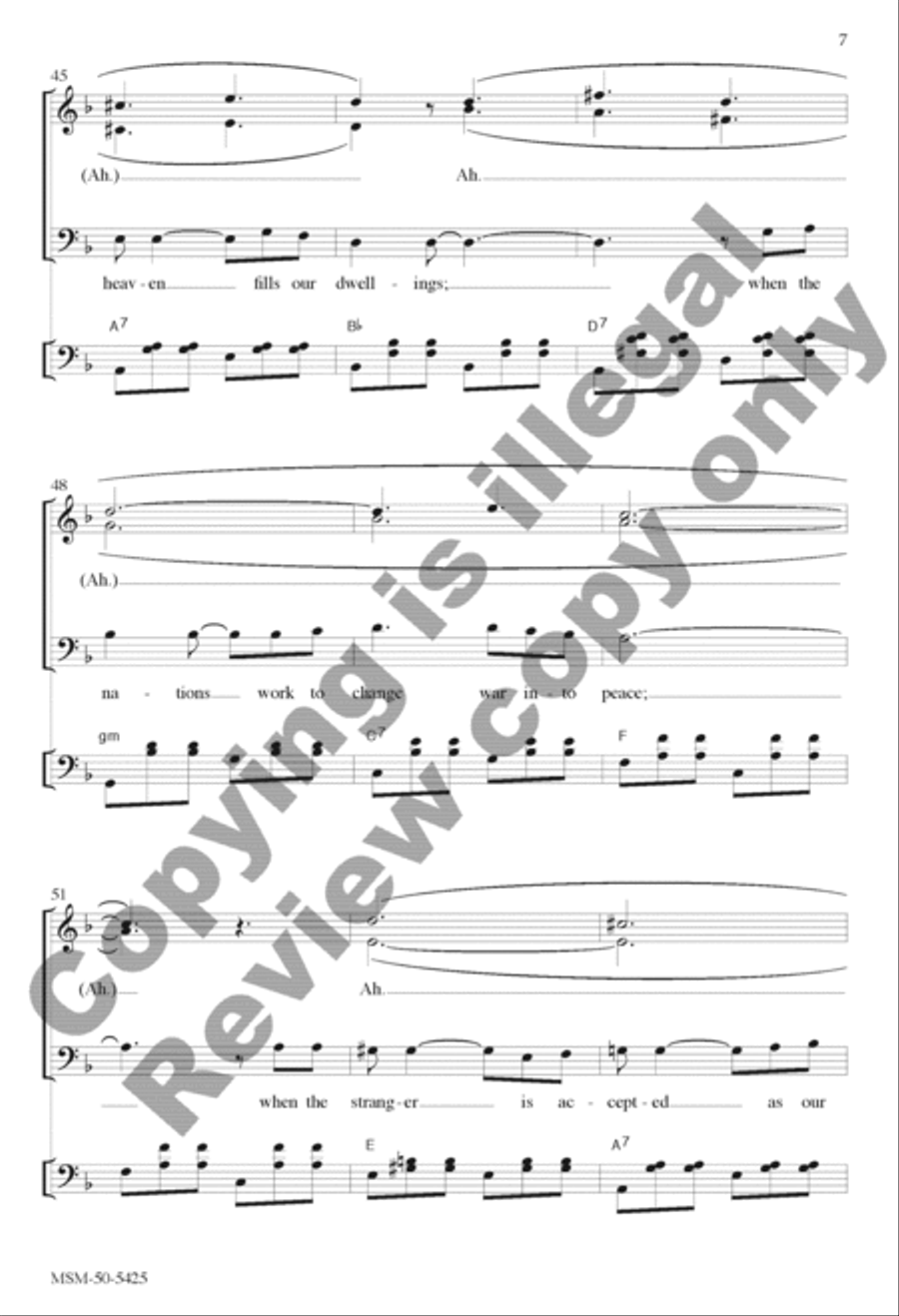 When the Poor Ones When the Poor Ones 4-Part scores gallery preview page 7
