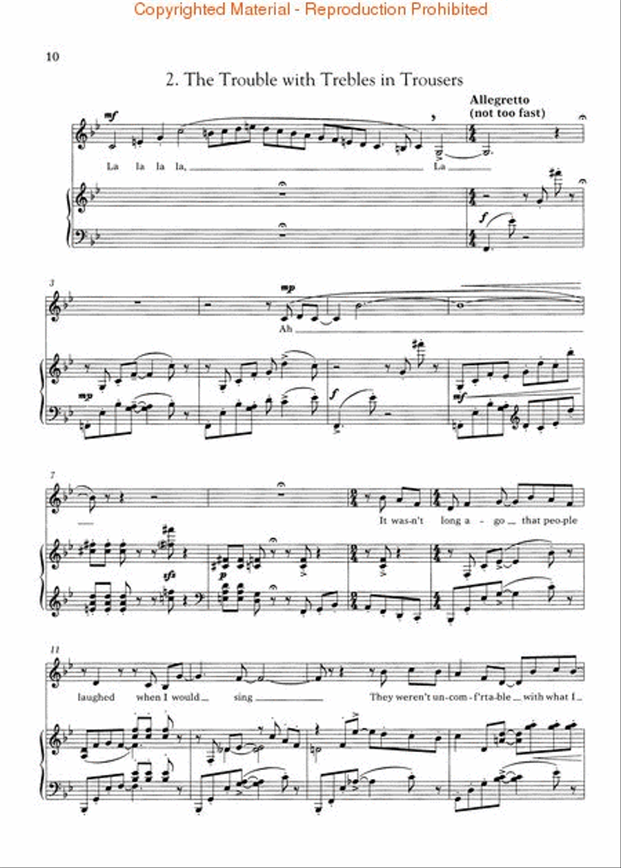 The Faces of Love Voice scores gallery preview page 3