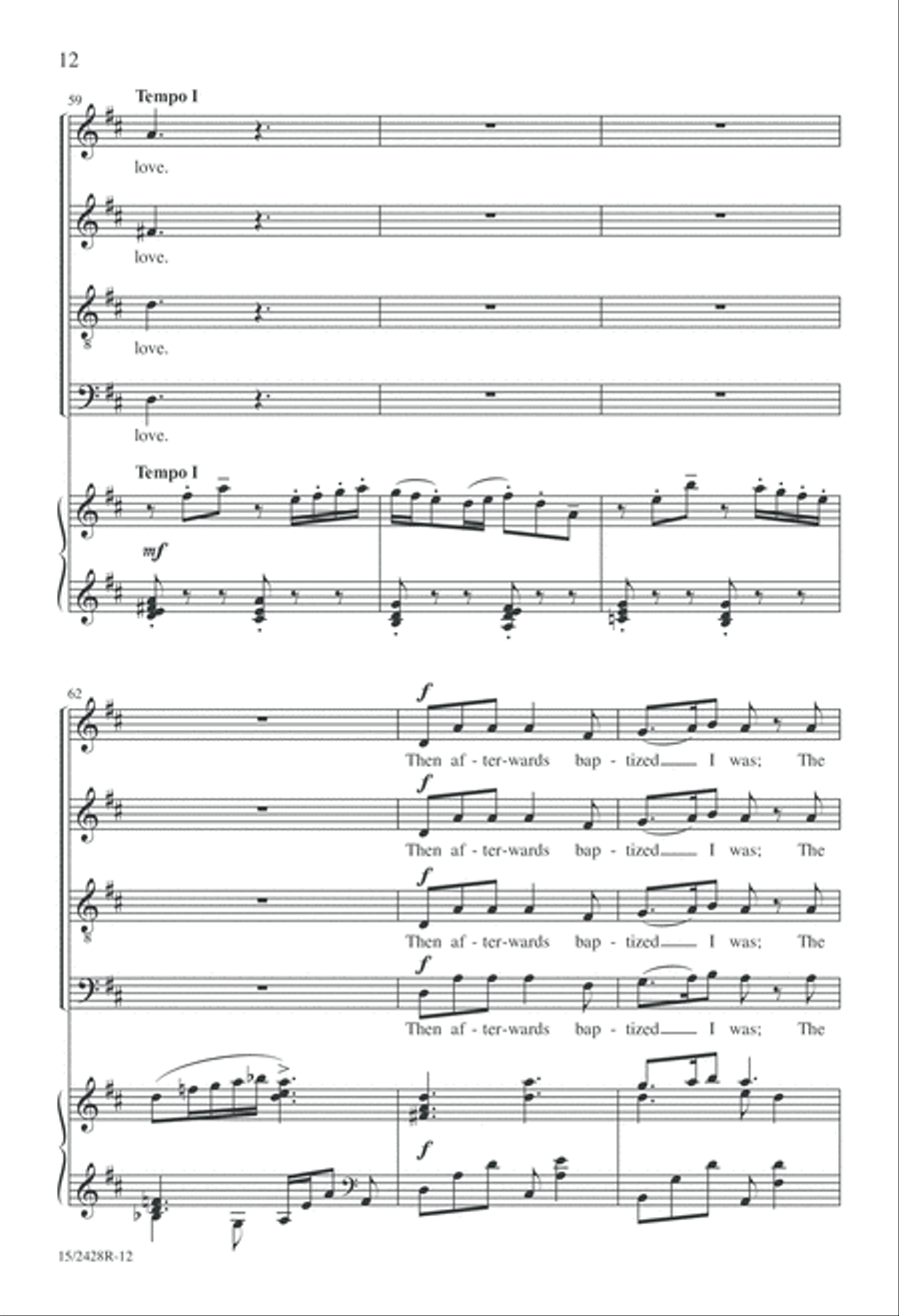 My Dancing Day My Dancing Day 4-Part scores gallery preview page 13