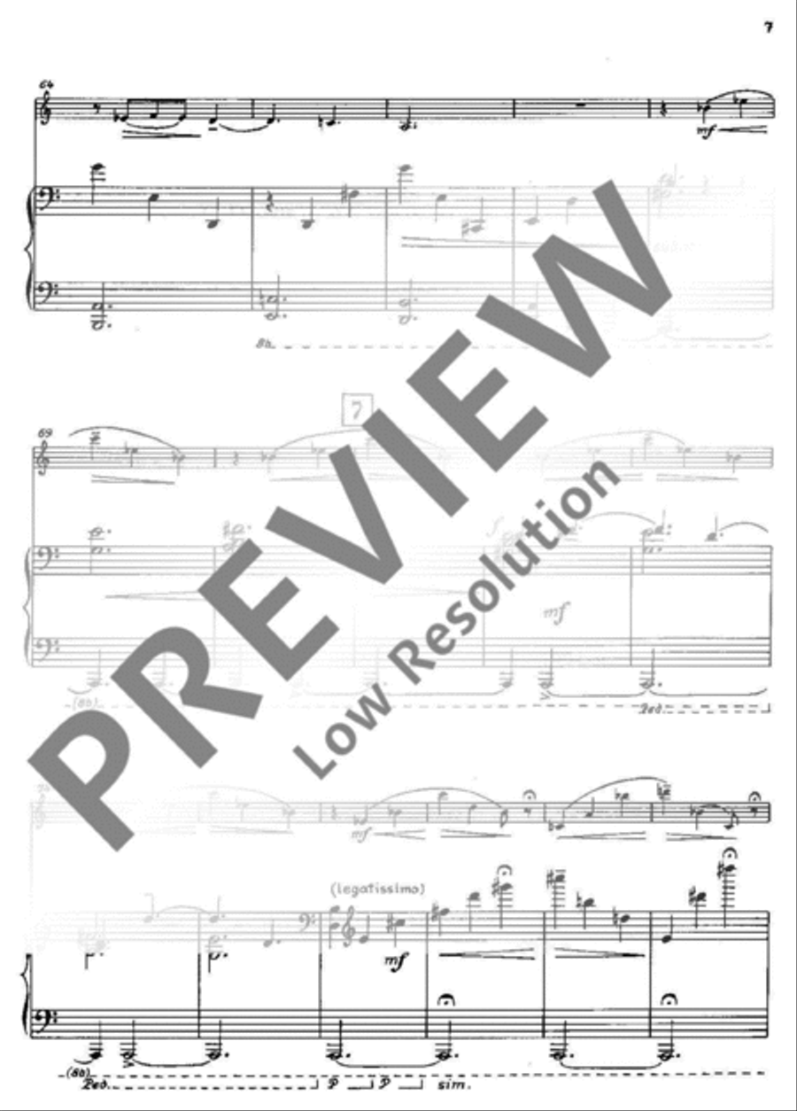Three Pieces Three Pieces A Clarinet scores gallery preview page 8