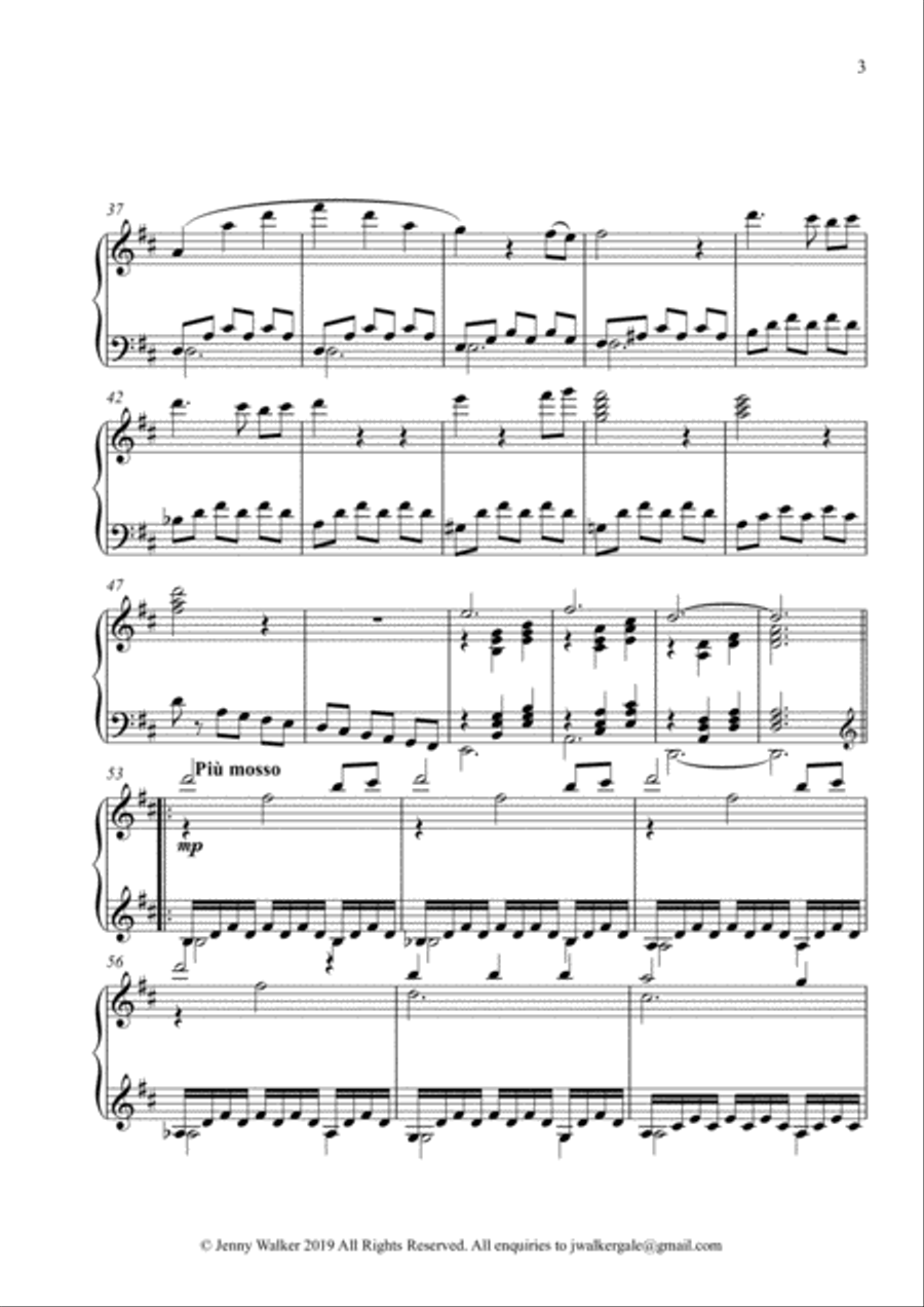 Syllan: 1 - Sea Jewels (Piano) Piano Solo scores gallery preview page 3