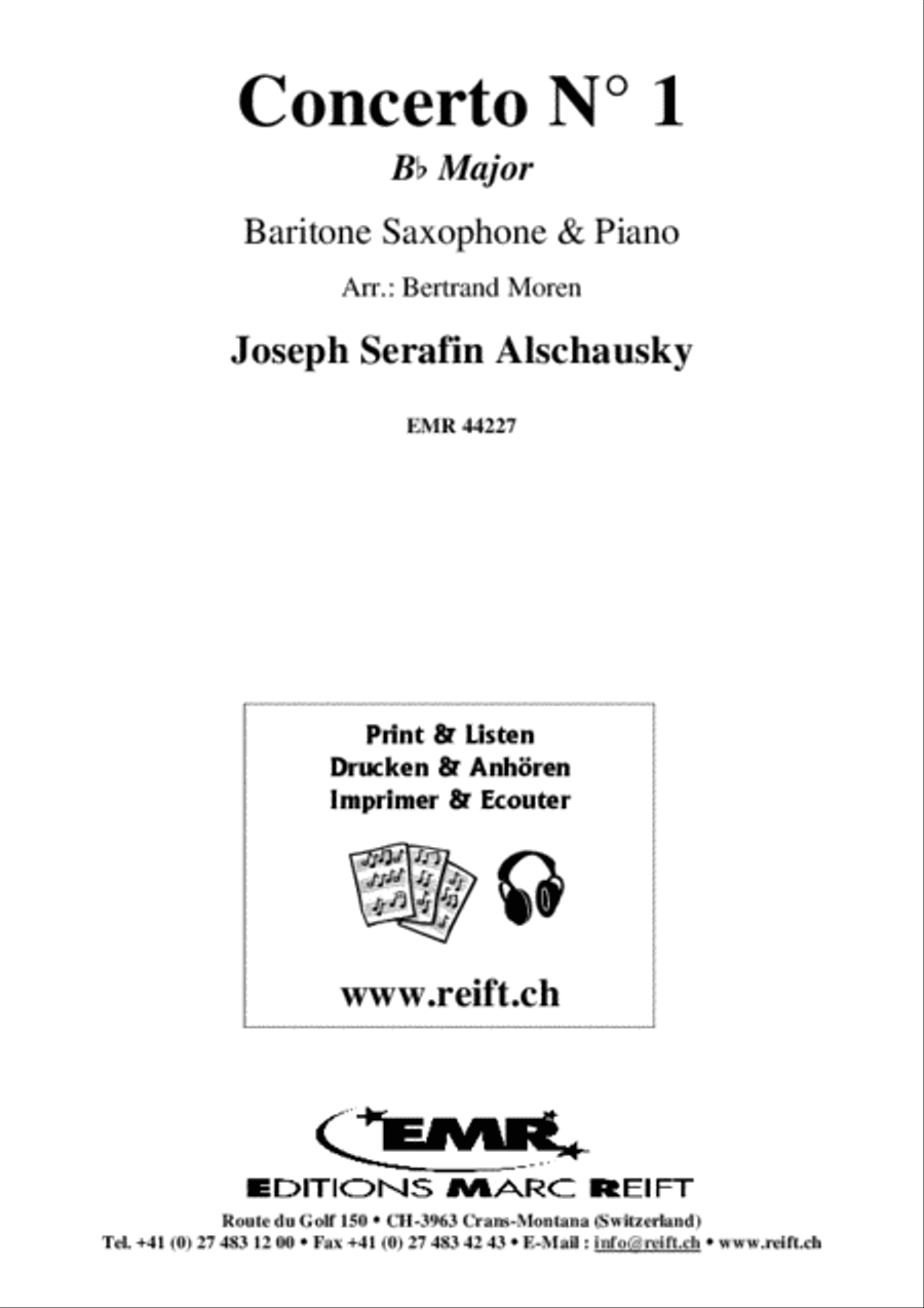 Concerto No. 1 Baritone Saxophone scores gallery preview page 2