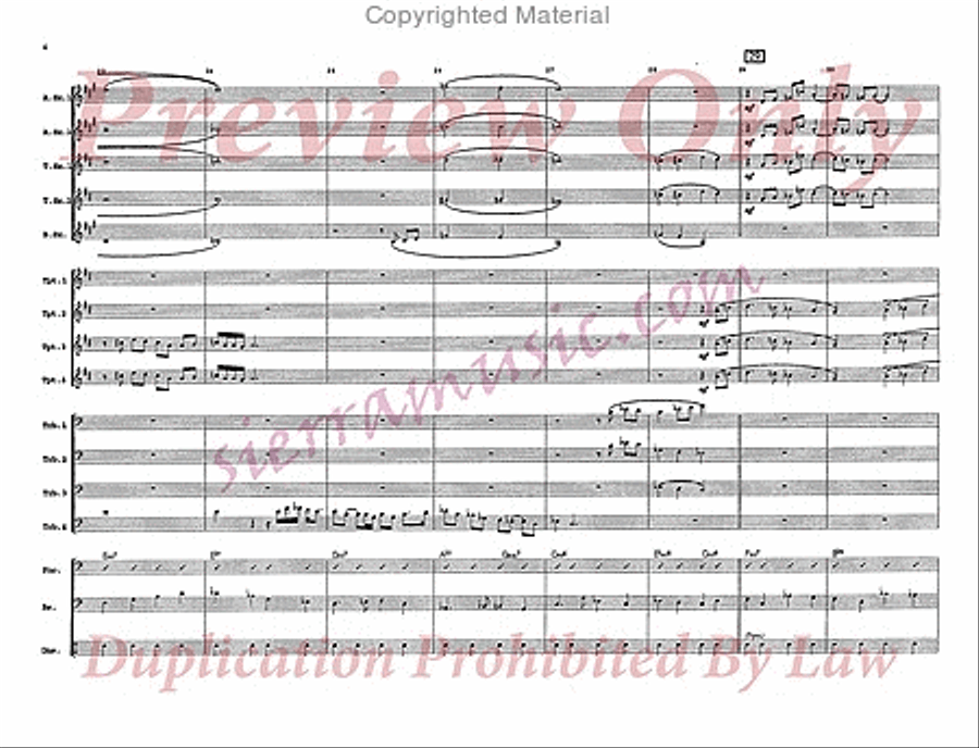 Wave Wave Jazz Ensemble scores gallery preview page 5