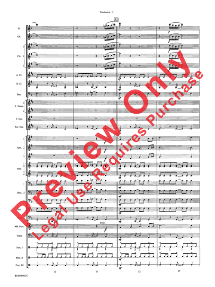 Overture de Argentina Concert Band scores gallery preview page 5