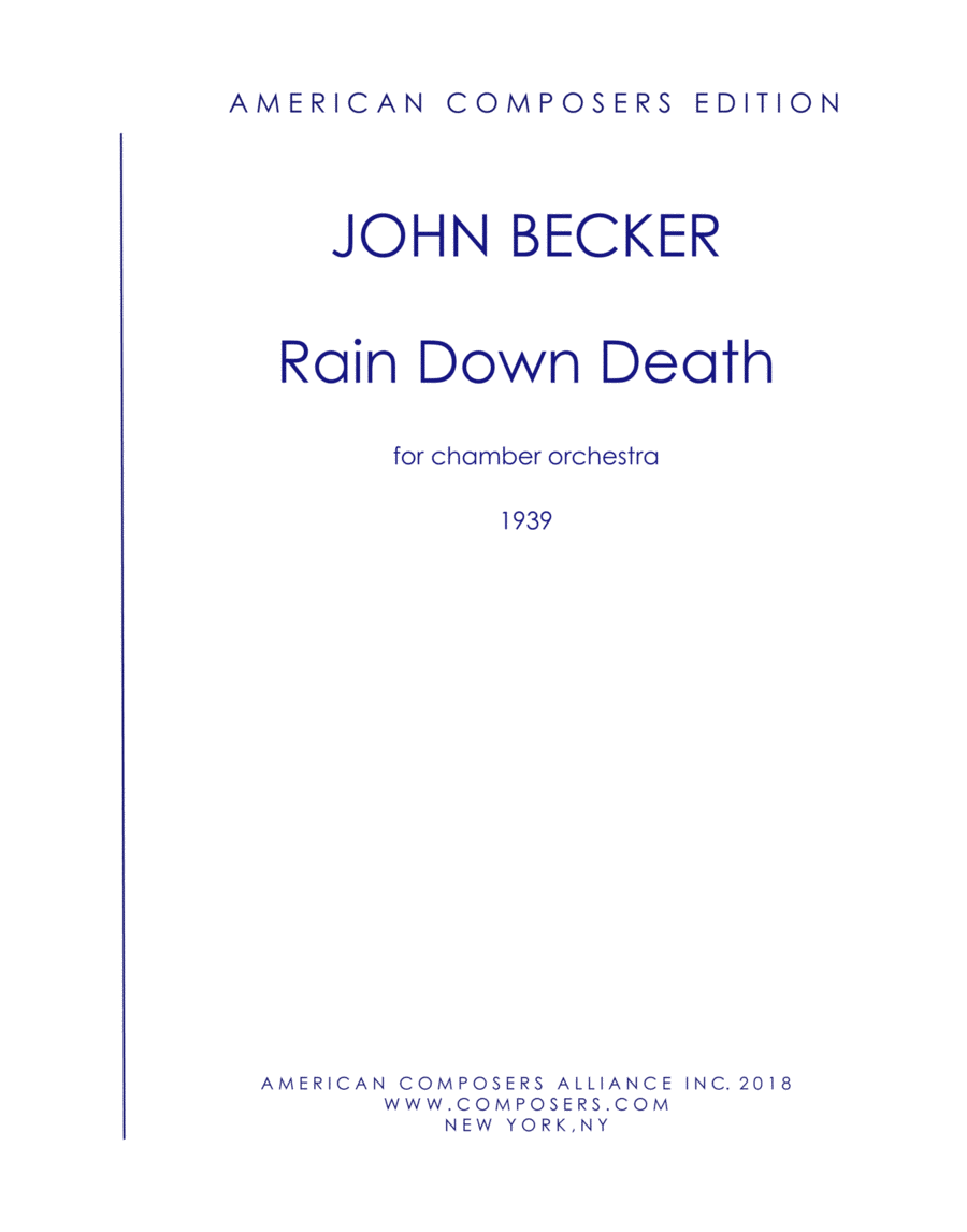 [Becker] Rain Down Death
