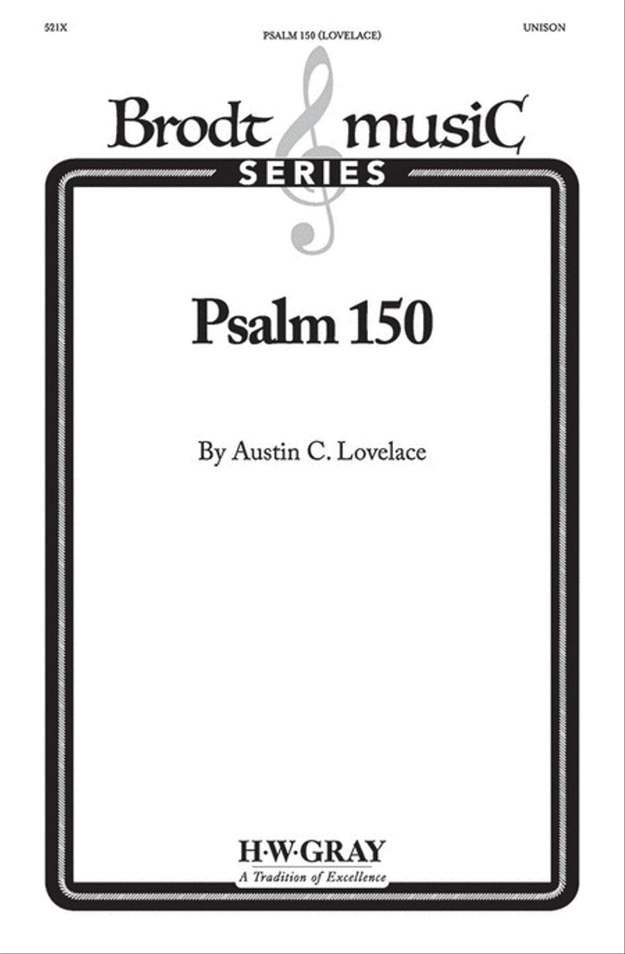 Psalm 150 Unison Choir scores gallery preview page 1