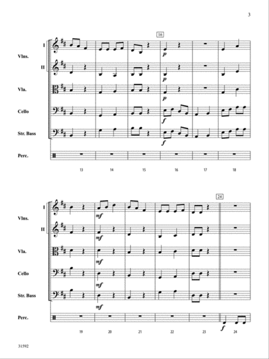Ear-igami String Orchestra scores gallery preview page 3