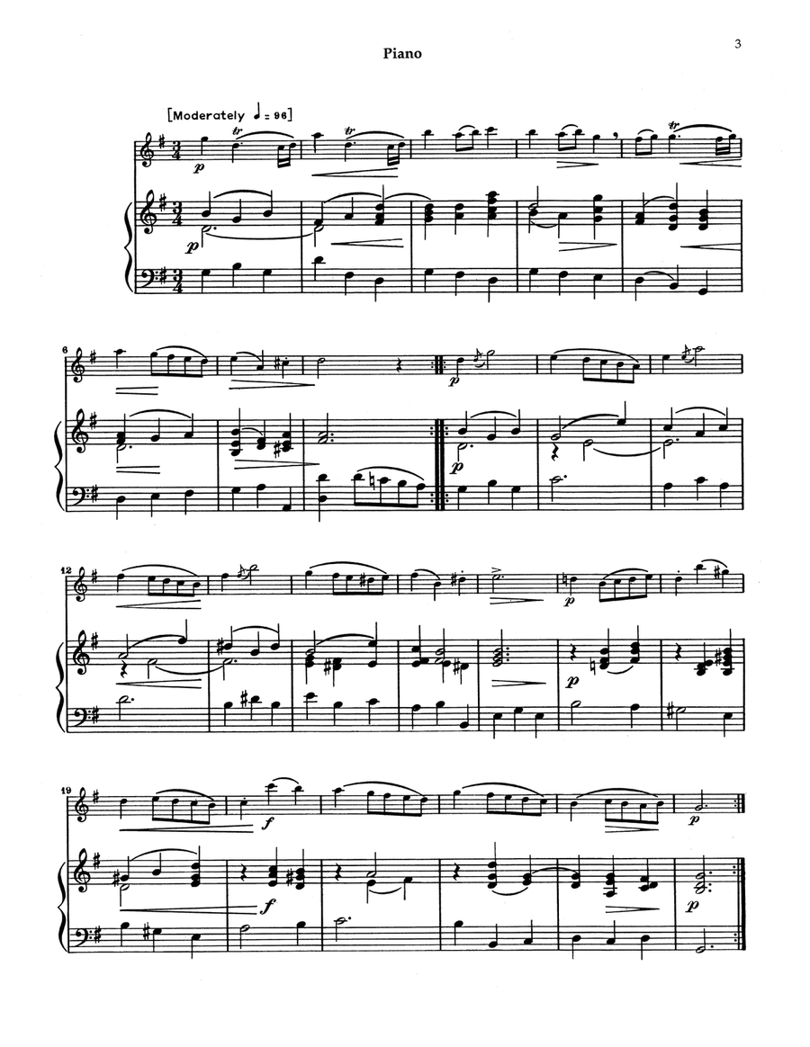 Bouree And Menuet Flute Solo scores gallery preview page 2