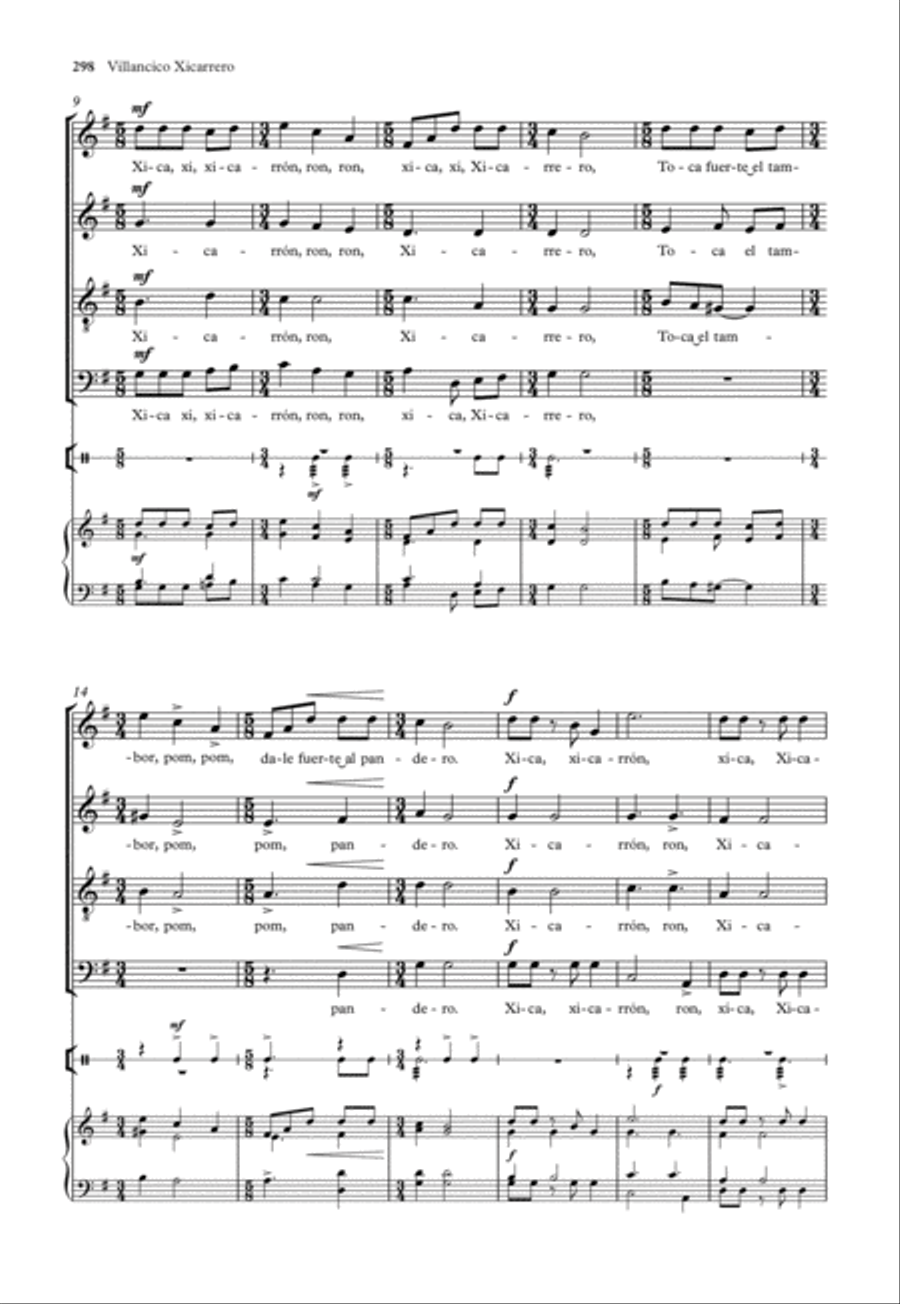 Villancico Xicarrero Score scores gallery preview page 2