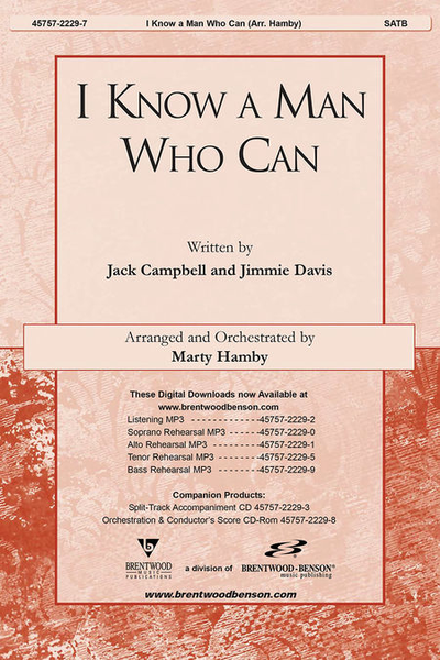 I Know A Man Who Can (Orchestra Parts and Conductor's Score, CD-ROM)