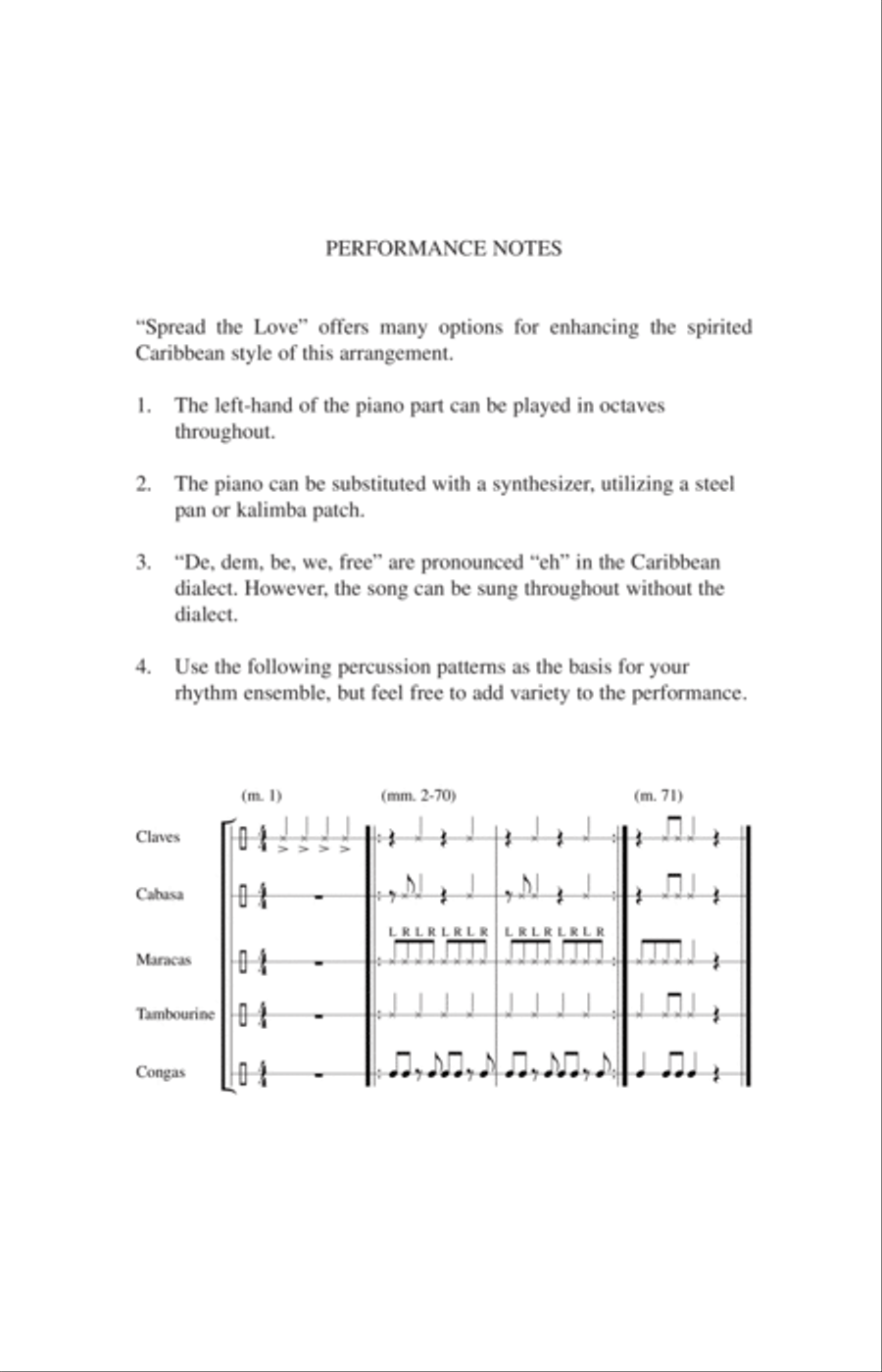 Spread The Love 4-Part scores gallery preview page 11