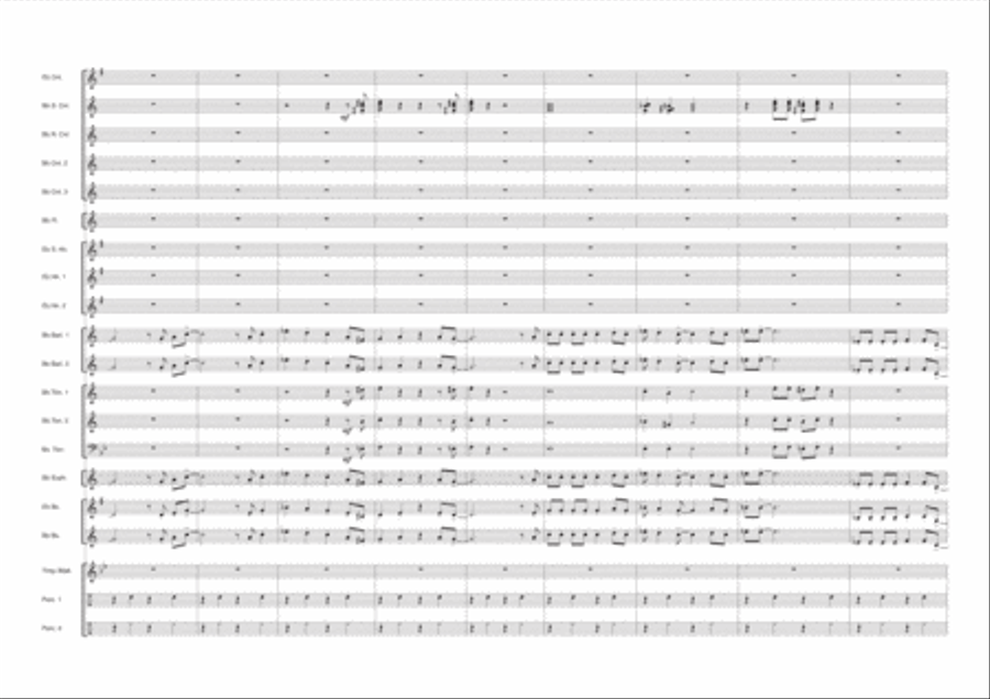 Crazy Little Thing Called Love Brass Band scores gallery preview page 9