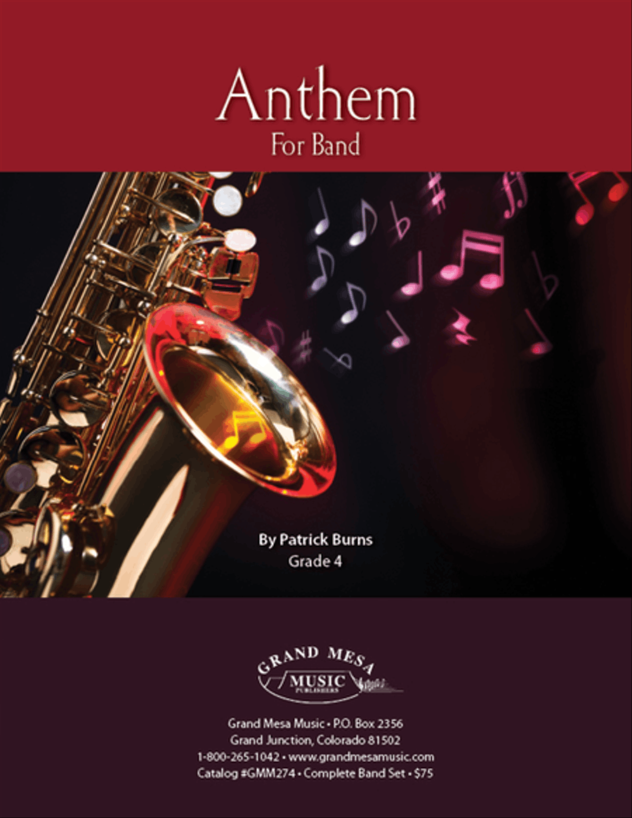 Anthem Concert Band scores gallery preview page 1