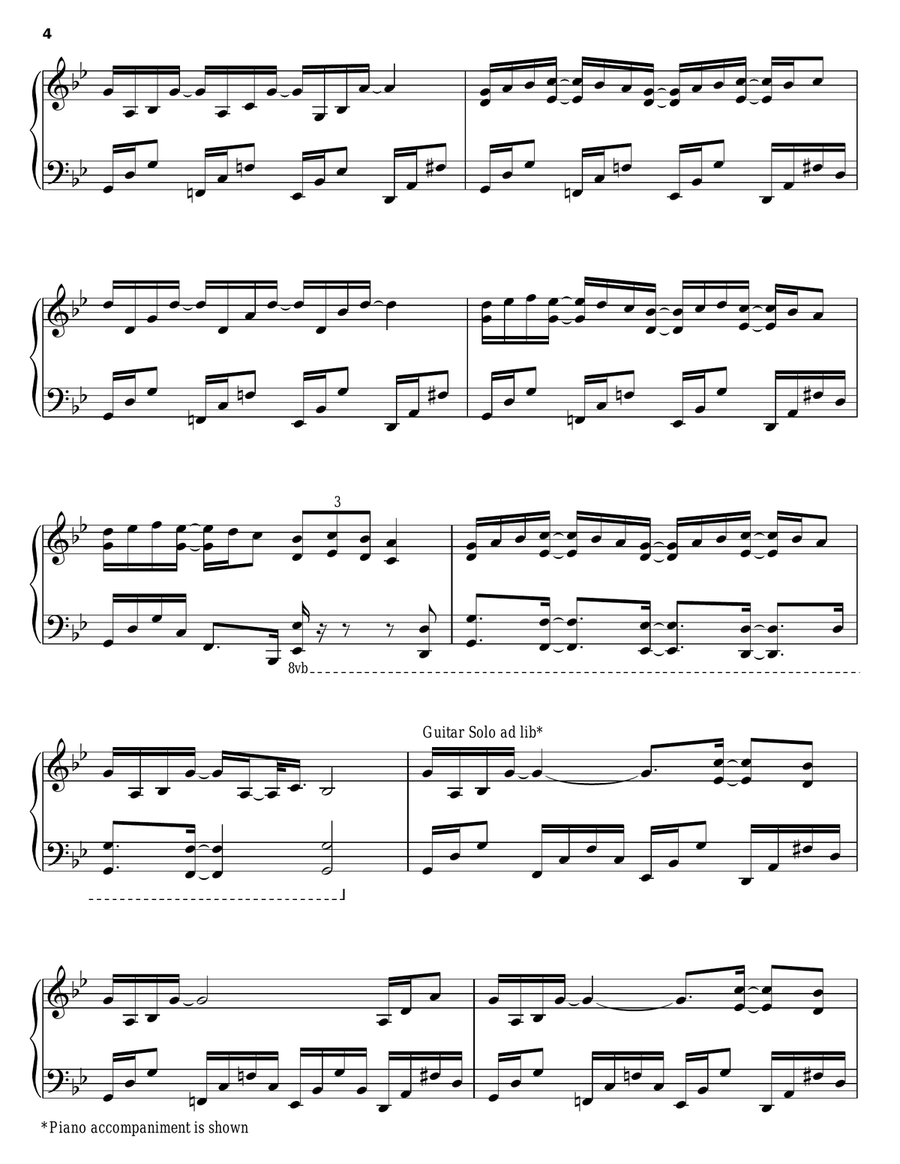 Dorado Dorado Piano Solo scores gallery preview page 4