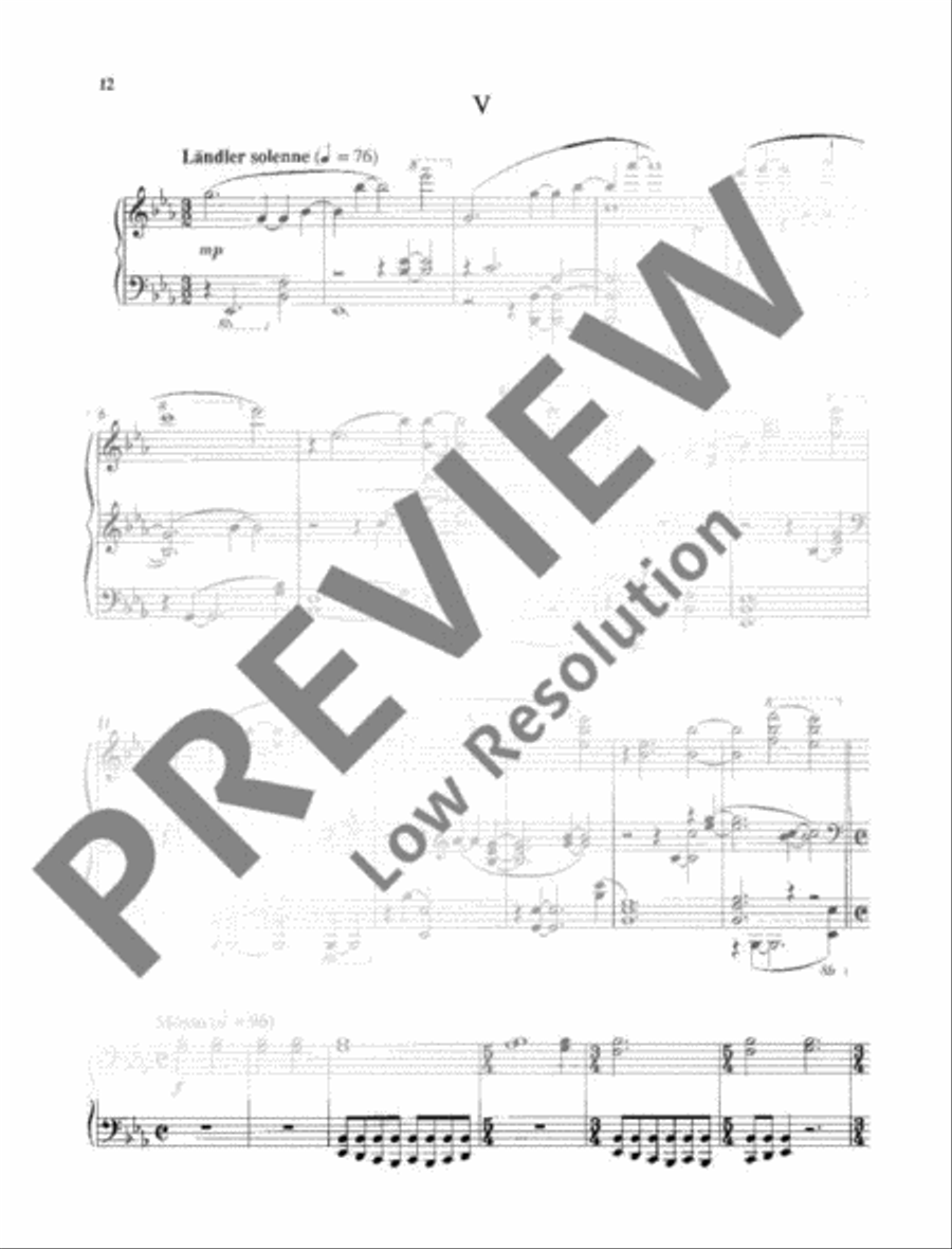 Douze Études transcendentales Piano Solo scores gallery preview page 13