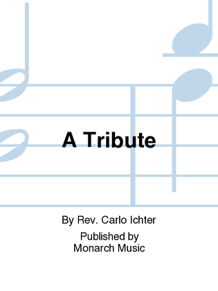 Book cover for A Tribute