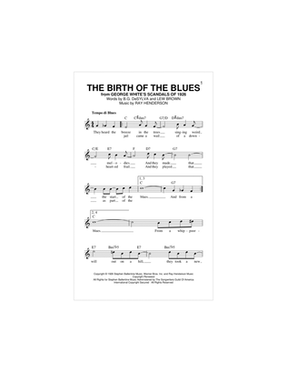 The Birth Of The Blues