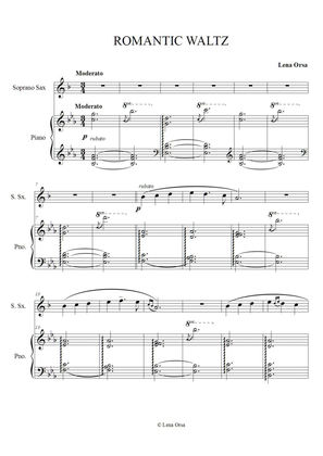 Romantic Waltz for soprano saxophone and piano