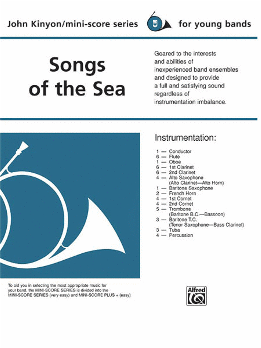 Songs of the Sea (Medley) Concert Band scores gallery preview page 1