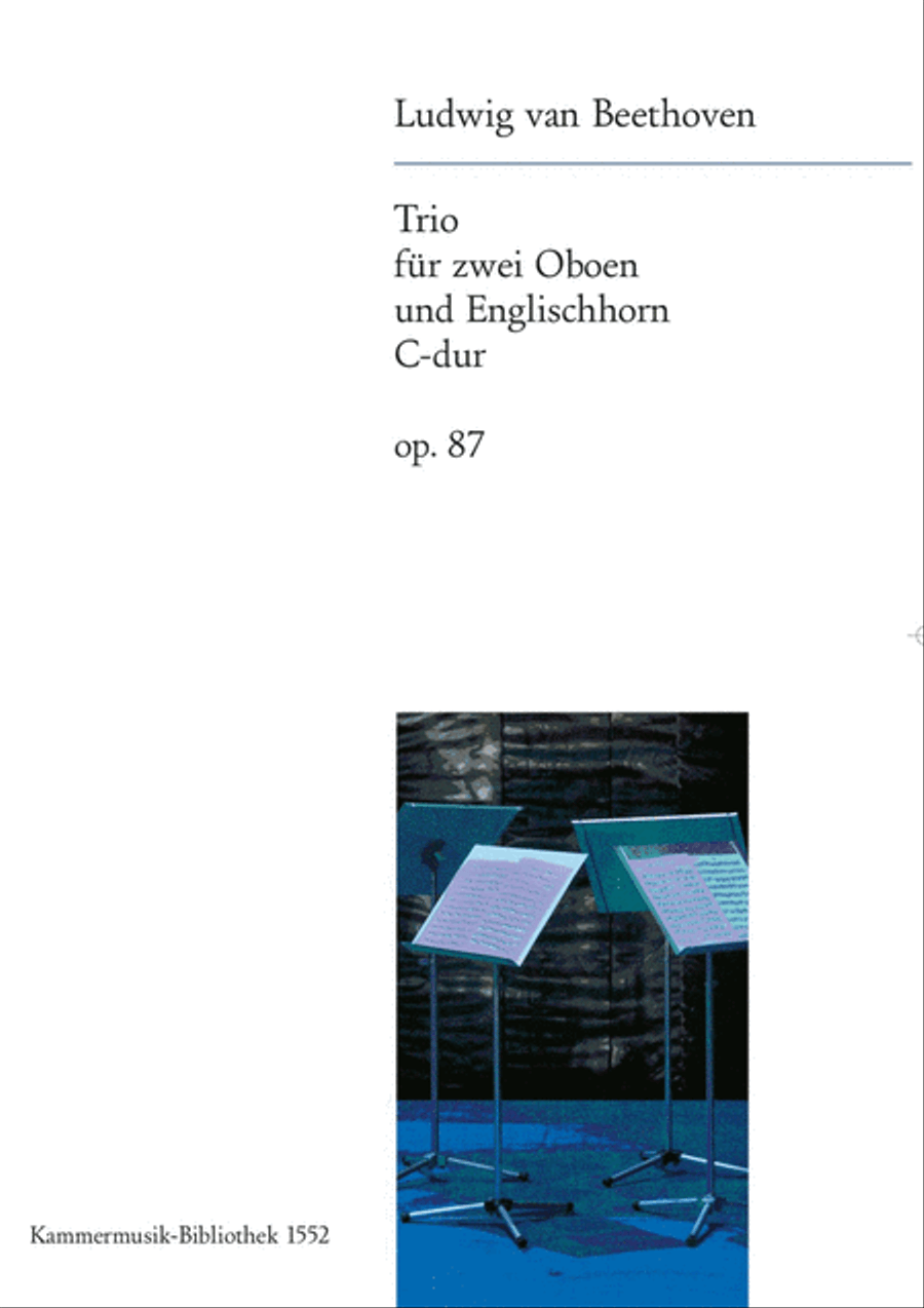 Trio in C major Op. 87 Trio in C major Op. 87 Score scores gallery preview page 1