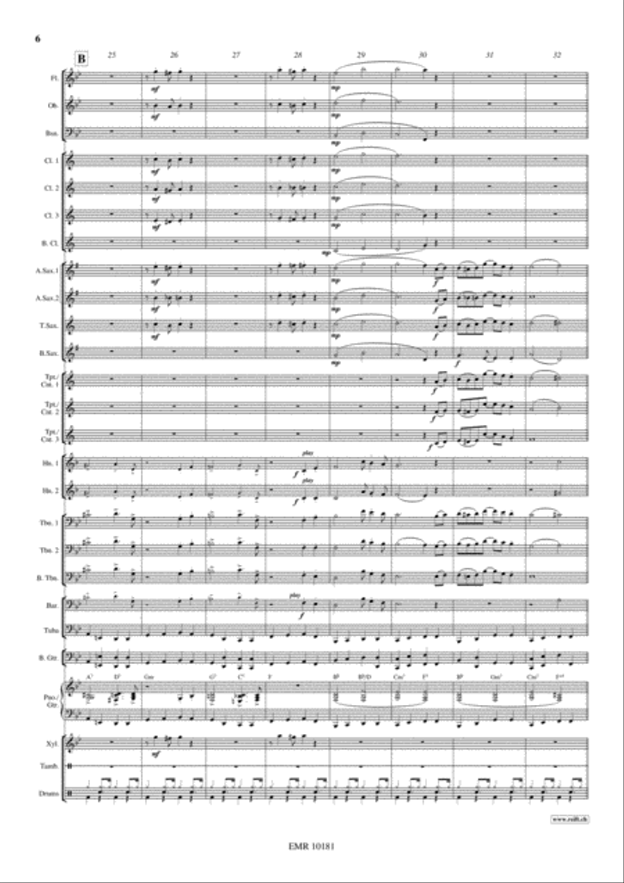 Venice Junction Concert Band scores gallery preview page 7
