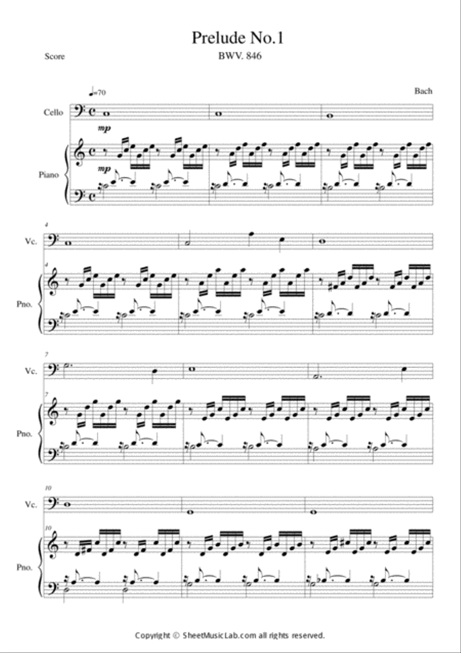 Prelude No.1 (BWV 846)