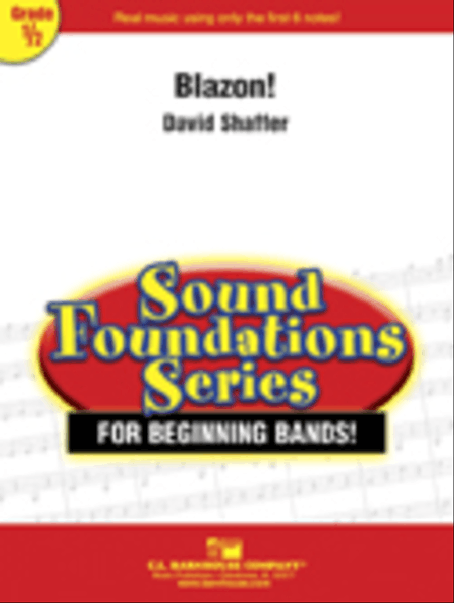 Blazon! Concert Band scores gallery preview page 1
