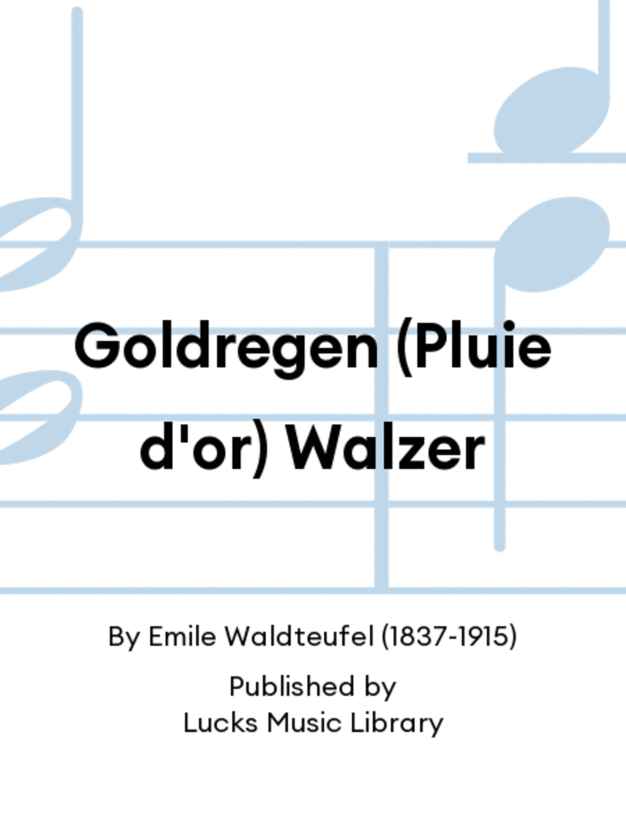 Goldregen (Pluie d'or) Walzer Set of Parts scores gallery preview page 1