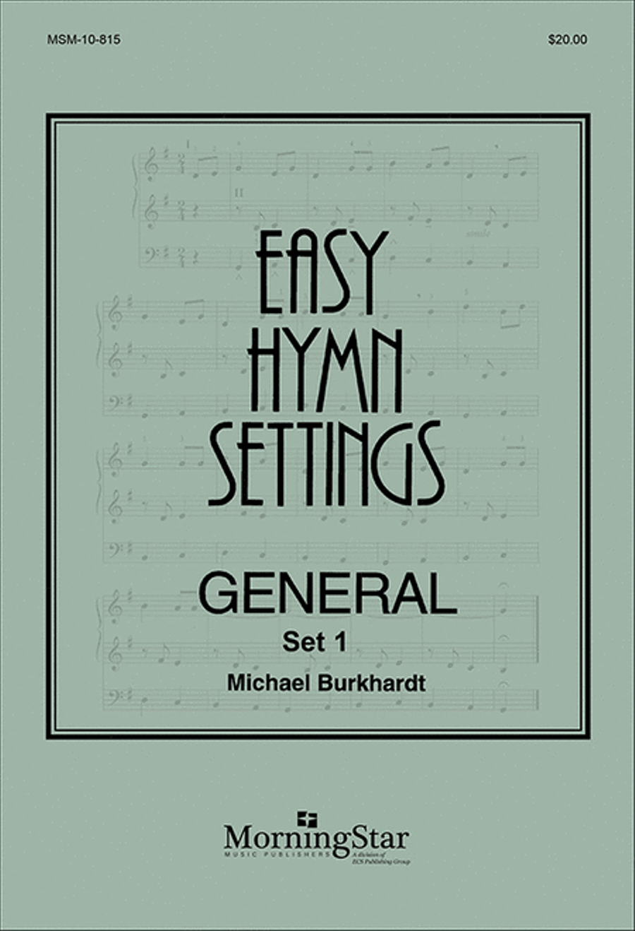 Easy Hymn Settings, General Set 1 Organ scores gallery preview page 1