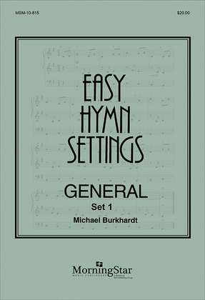 Book cover for Easy Hymn Settings, General Set 1