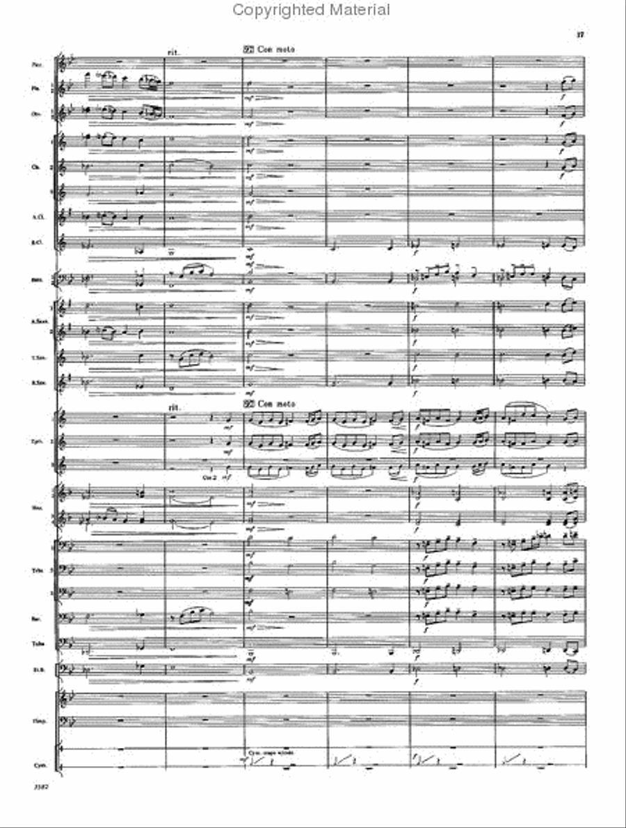 Seagate Concert Band scores gallery preview page 17