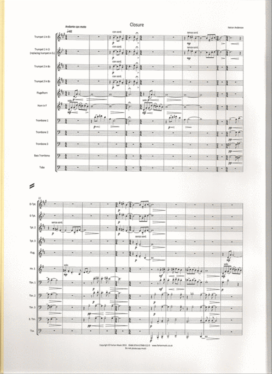 Closure Brass Ensemble scores gallery preview page 2