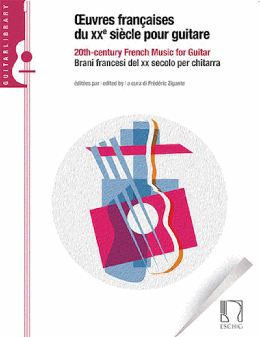 20th Century French Music for Guitar Acoustic Guitar scores gallery preview page 1