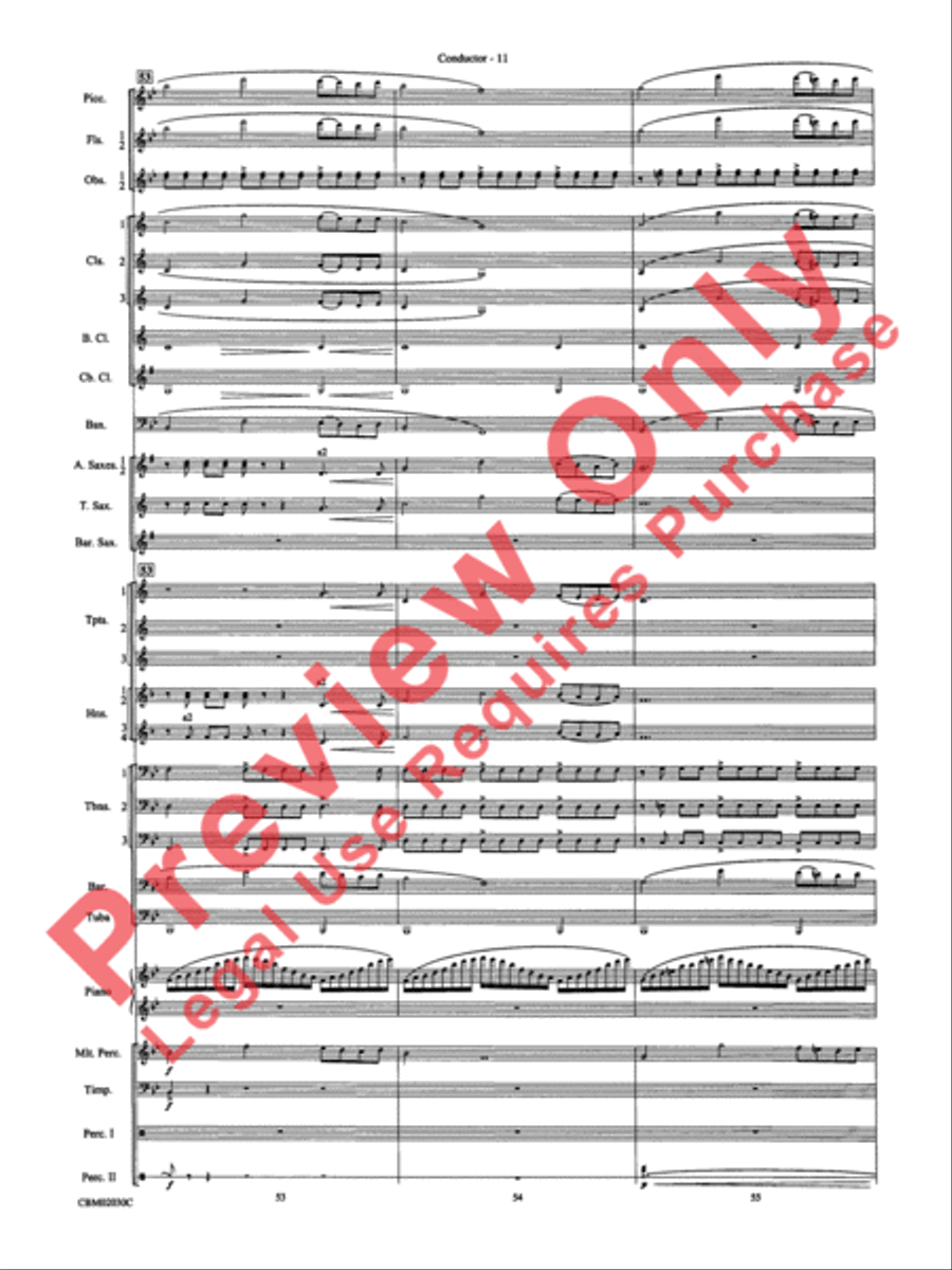 John Williams: Fantasy of Flight (Medley) Concert Band scores gallery preview page 14